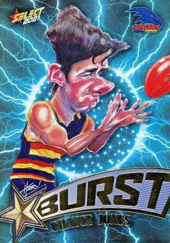 2021 Select AFL Footy Stars - Starburst Caricatures Lightning #SBC2 Chayce Jones Front